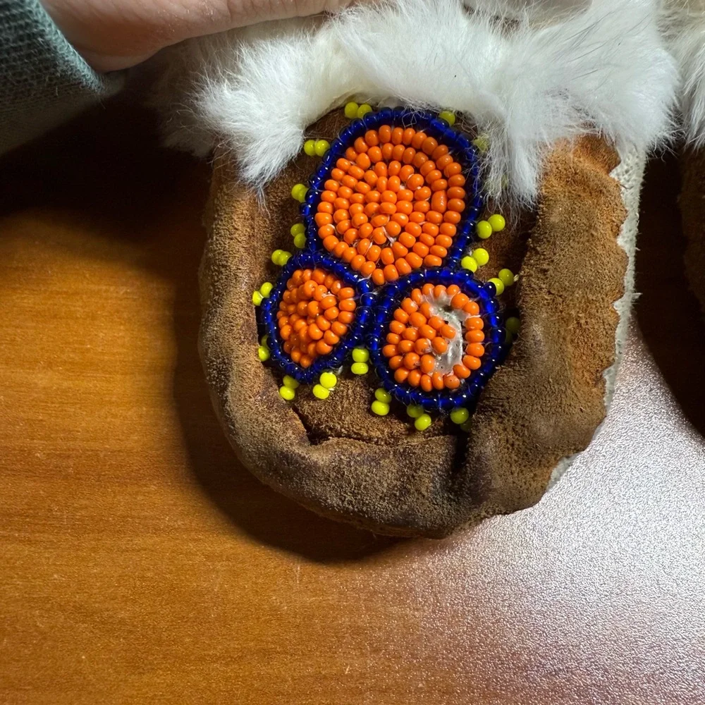 Handmade toddler moccasins